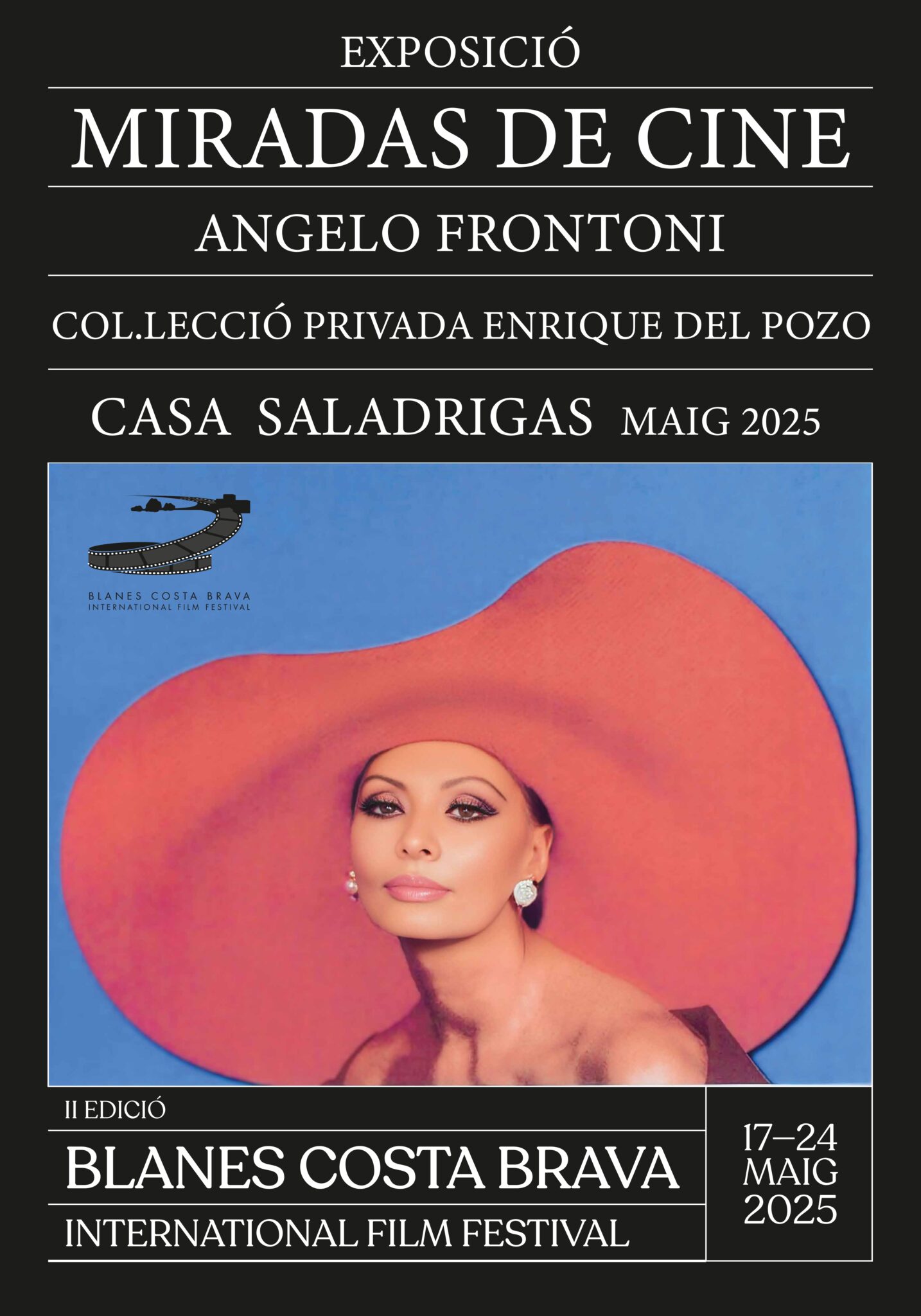 Cartell Exposició Miradas de Cine - Col·lecció Privada Enrique del Pozo